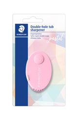 Blyantspidser m/holder dobbelt Pastel Line blister