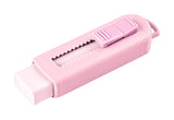 Viskelæder PVC frit m/skub funktion ass pastel