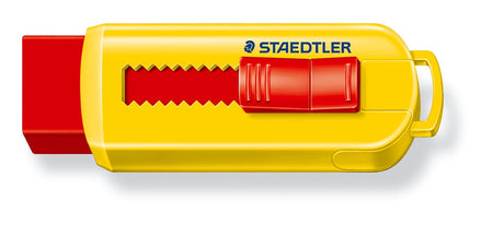 Staedtler Viskelæder PVC frit m/skub funktion ass farver – Viskelædere (billede 4)