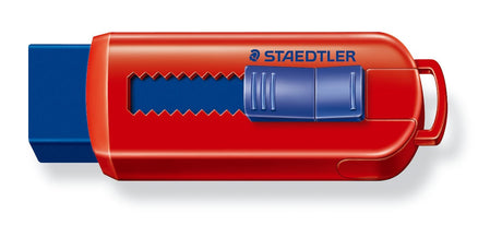 Staedtler Viskelæder PVC frit m/skub funktion ass farver – Viskelædere (billede 5)