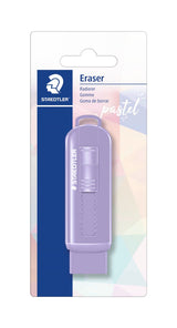 Viskelæder PVC frit m/skub blister Pastel Line