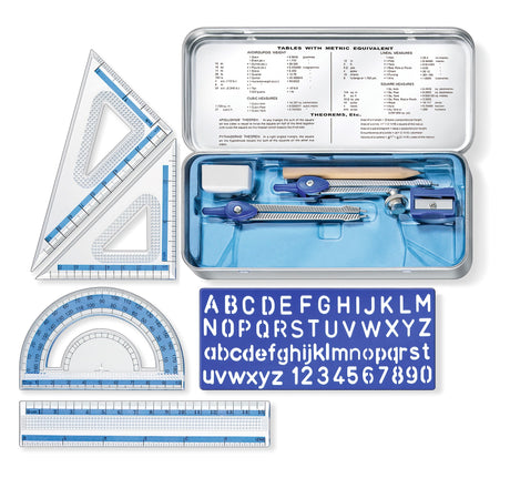Staedtler Matematik sæt i metal boks ass (10) – Linealer (billede 2)
