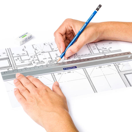 Staedtler Lineal aluminium 30cm – Linealer (billede 2)