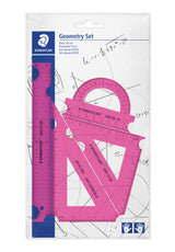 Geometrisæt 4 dele ass neon farver (18)
