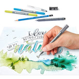 Handlettering + vandfarvesæt ass (11)
