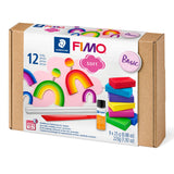 Staedtler Modeller Fimo Soft Basis sæt  9x25g m/værktøj (12) – Hobby & kreativ (billede 1)