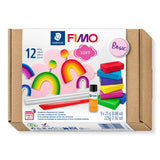 Staedtler Modeller Fimo Soft Basis sæt  9x25g m/værktøj (12) – Hobby & kreativ (billede 2)