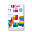 Staedtler Modeller Fimo Soft Brilliant 12x25g ass (12) – Hobby & kreativ (billede 1)