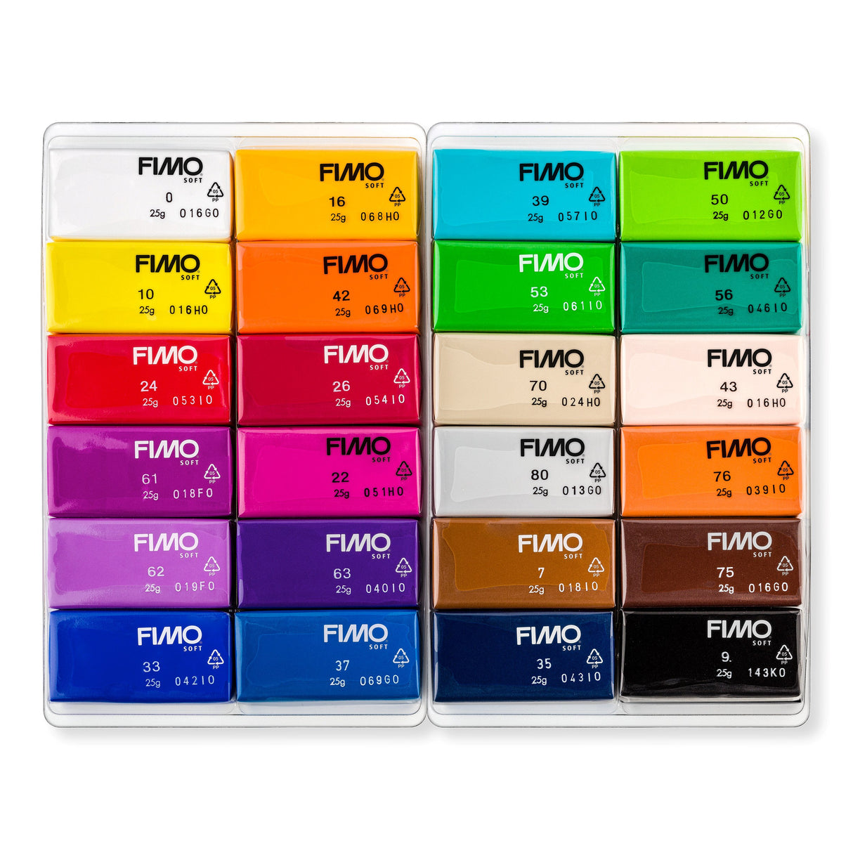 Staedtler Modeller Fimo Soft Basic 24x25g ass (24) – Hobby & kreativ (billede 2)