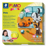 Staedtler Modeller Fimo Kids Kæledyr 4x42g (4) – Hobby & kreativ (billede 1)