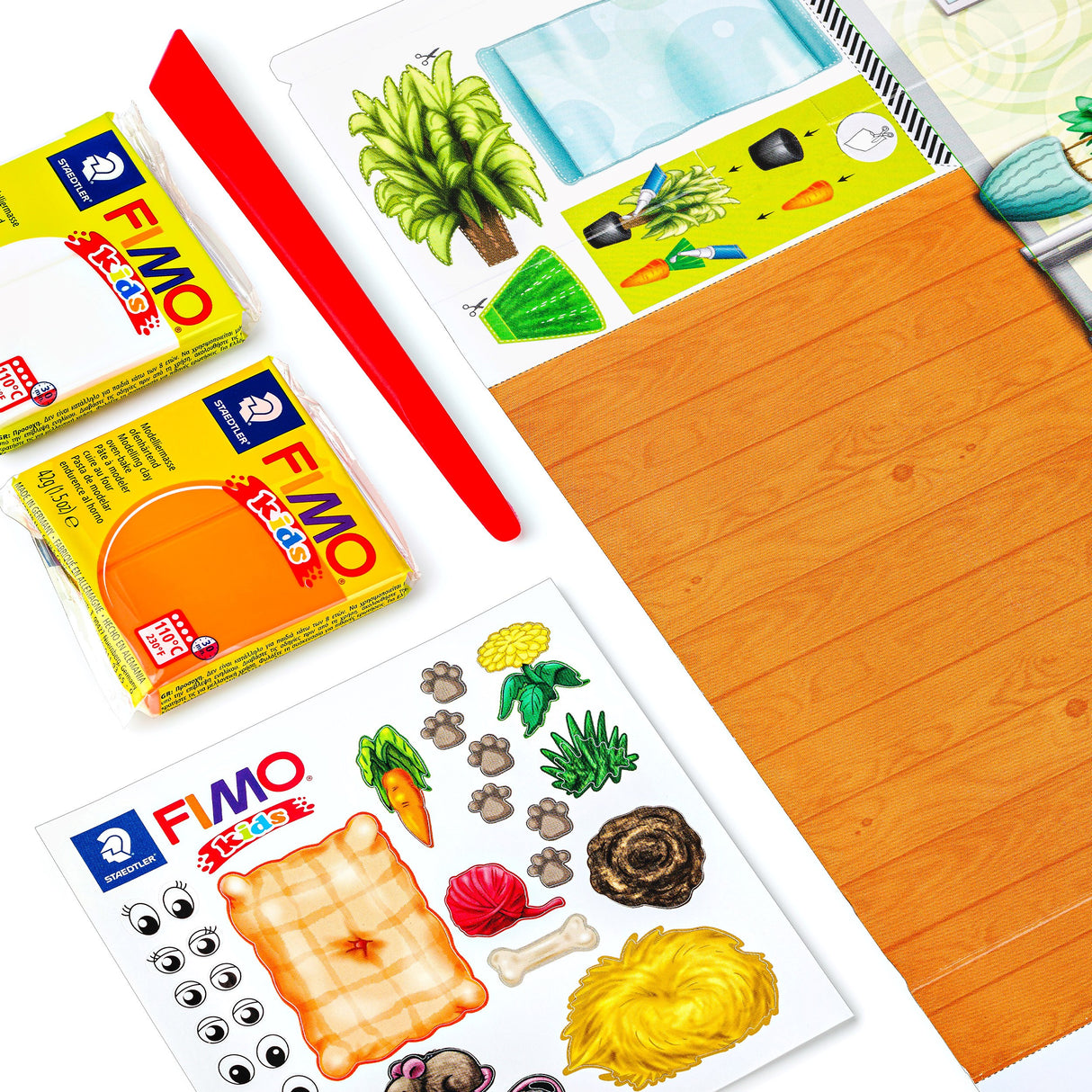 Staedtler Modeller Fimo Kids Kæledyr 4x42g (4) – Hobby & kreativ (billede 3)
