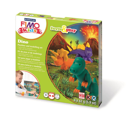Modeller Fimo Kids Dinosaur 4x42g (4)