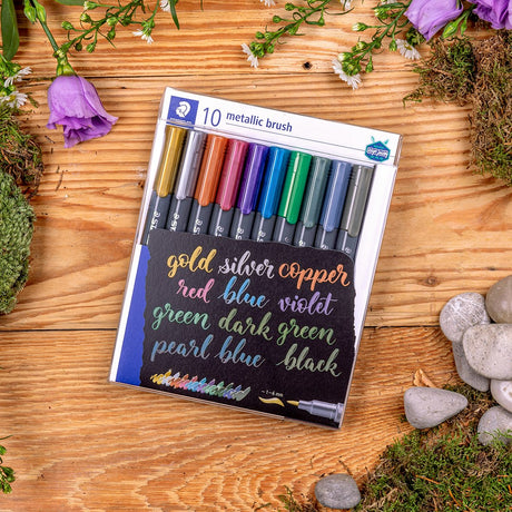 Staedtler Marker Metallic brush ass (10) – Tusser (billede 3)