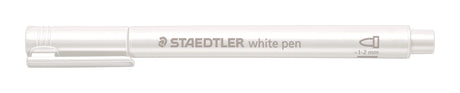 Staedtler Marker Metallic 1-2mm hvid – Tusser (billede 2)