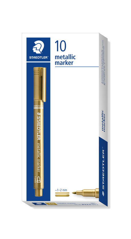 Staedtler Marker Metallic 1-2mm guld – Tusser (billede 3)