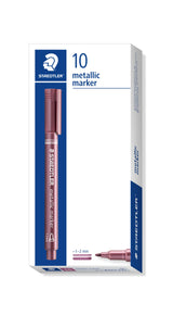 Marker Metallic 1-2mm rød