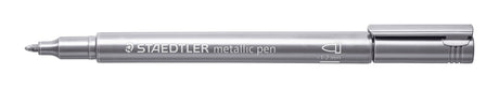 Staedtler Marker Metallic 1-2mm sølv – Tusser (billede 1)