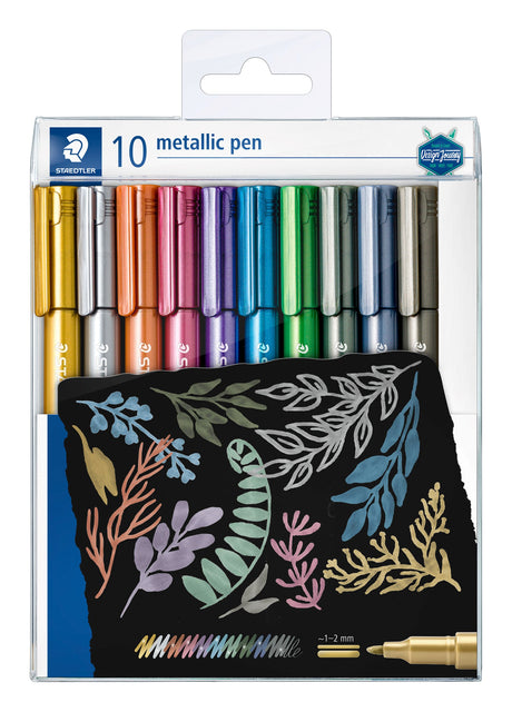 Staedtler Marker Metallic pen ass (10) – Tusser (billede 1)