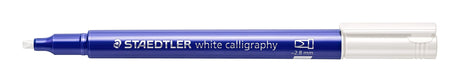 Staedtler Kalligrafipen Metallic 2,8mm hvid – Kalligrafipenne (billede 1)