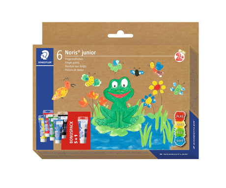 Staedtler Fingermaling Noris Junior 75ml ass (6) – Vandfarver (billede 1)