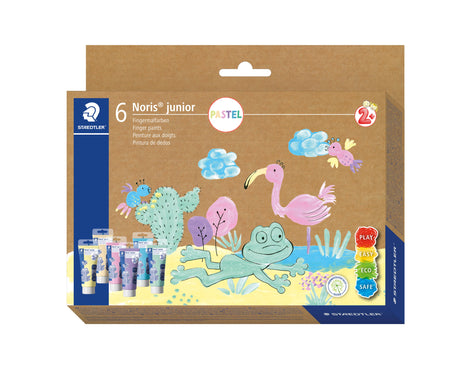 Staedtler Maling Noris Junior pastel ass (6) – Vandfarver