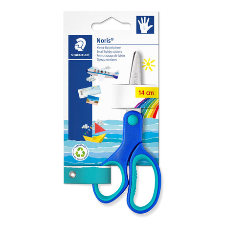 Staedtler Børnesaks Noris venstrehånd 14cm blå – Sakse (billede 2)