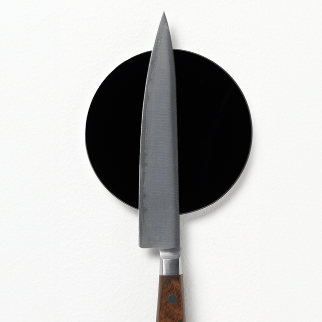 Cirkel 10 cm. Sort glas Super Stærk Magnet – image 1