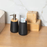 Sæbedispenser Bambus, sort – image 3