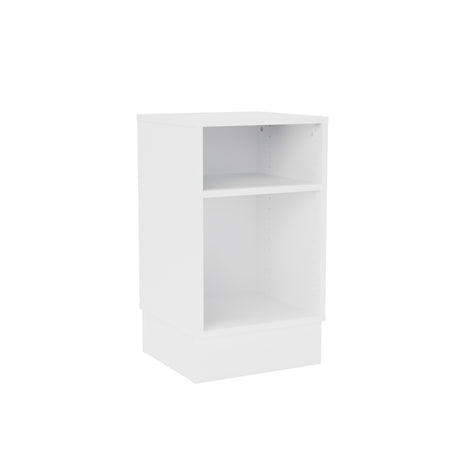 Opbevaring Stig 1½-fag, hvid laminat
