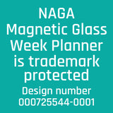 40 x 60 cm. Glas uge tavle Hollandsk – image 6