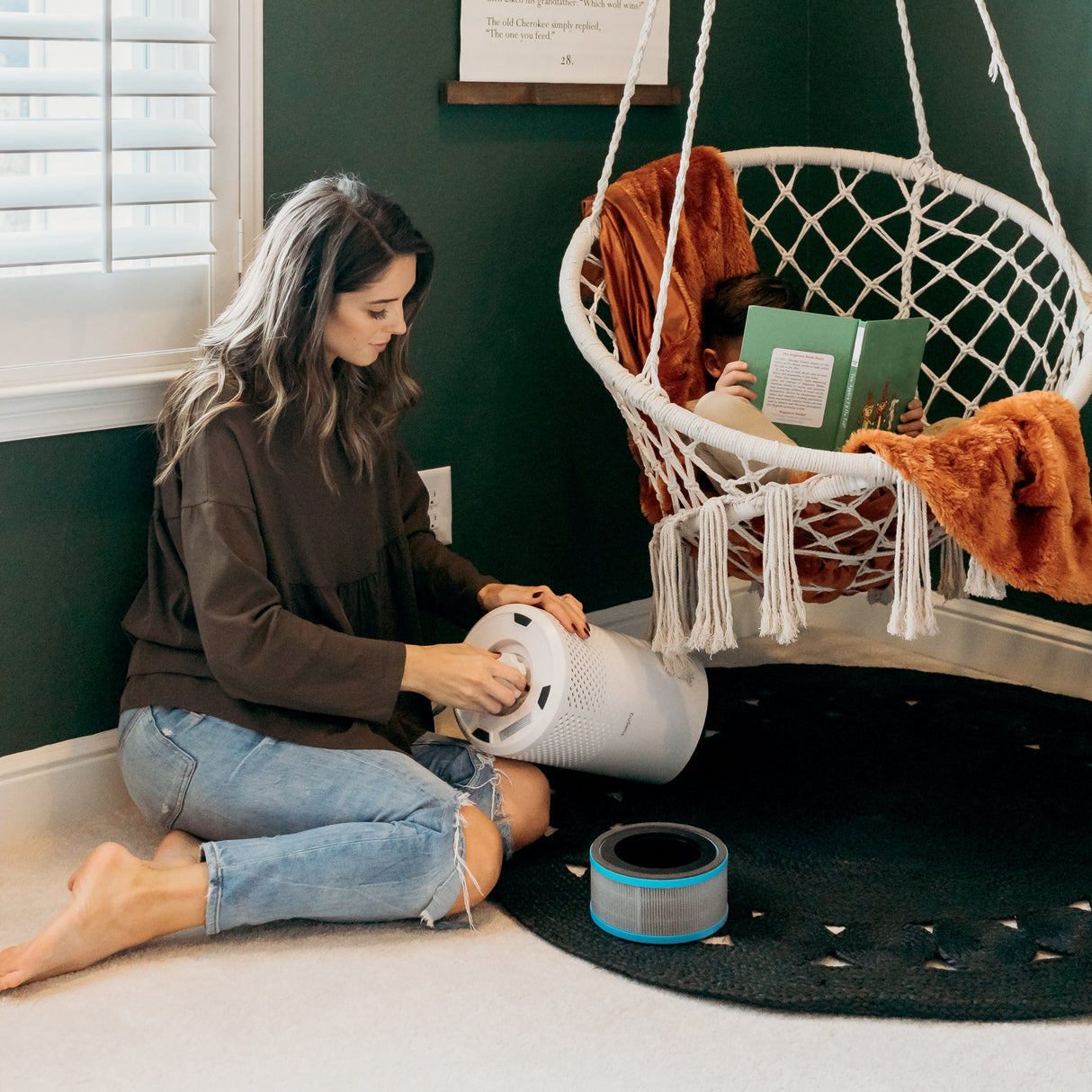 HEPA tromlefilter allergi TruSens Small