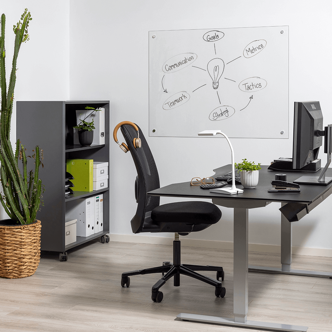 LED Touch bordlampe, hvid – image 3