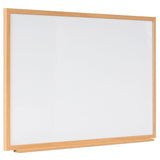 Naga A/S Whiteboard med MDF-ramme i egetræslook, Hvid, 120 x 90 cm (billede 2)