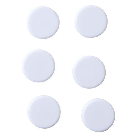 Naga A/S Whiteboard magneter, Hvid, 6 stk (billede 1)
