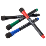 Whiteboard marker sæt, 4 farver, Sort/Blå/Rød/Grøn