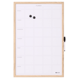 Naga A/S 40 x 60 cm. Whiteboard ugetavle med træramme Engelsk. – Planlægningstavler (billede 1)