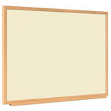 Naga A/S Whiteboard med MDF-ramme i egetræslook, Gul, 120 x 90 cm (billede 2)