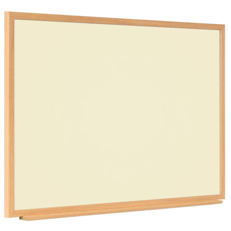 Naga A/S Whiteboard med MDF-ramme i egetræslook, Gul, 120 x 90 cm (billede 2)