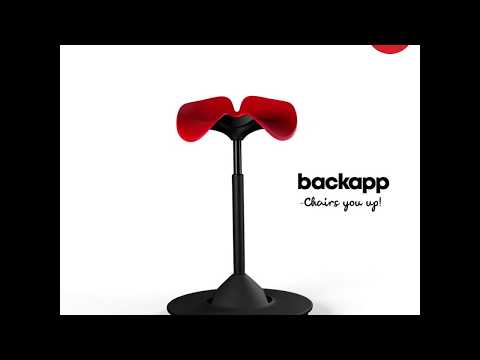 BackApp Hipp hvid – Aktivitetsstole (billede 1)