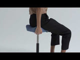 Move balansestol Sort/Lys ask