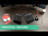 Kinesis Freestyle2 KB800PB-DK inkl. V3-kit