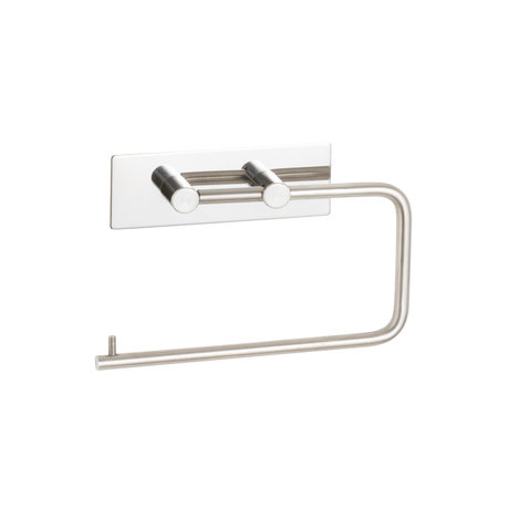 Naga A/S Selvklæbende toiletrulleholder 15,5 x 10,5 cm. Blank krom – Selvklæbende tilbehør (billede 1)