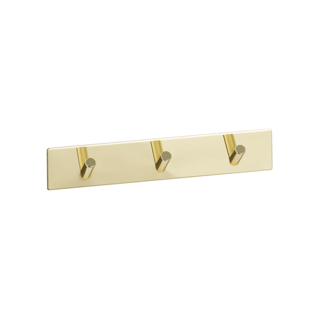 Naga A/S Selvklæbende knagerække, 20 x 4 cm. Guld look – Selvklæbende tilbehør (billede 1)