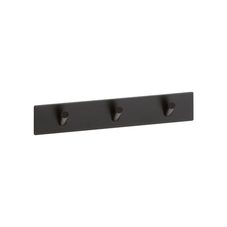 Naga A/S Selvklæbende knagerække, 20 x 4 cm. Matsort – Selvklæbende tilbehør (billede 1)