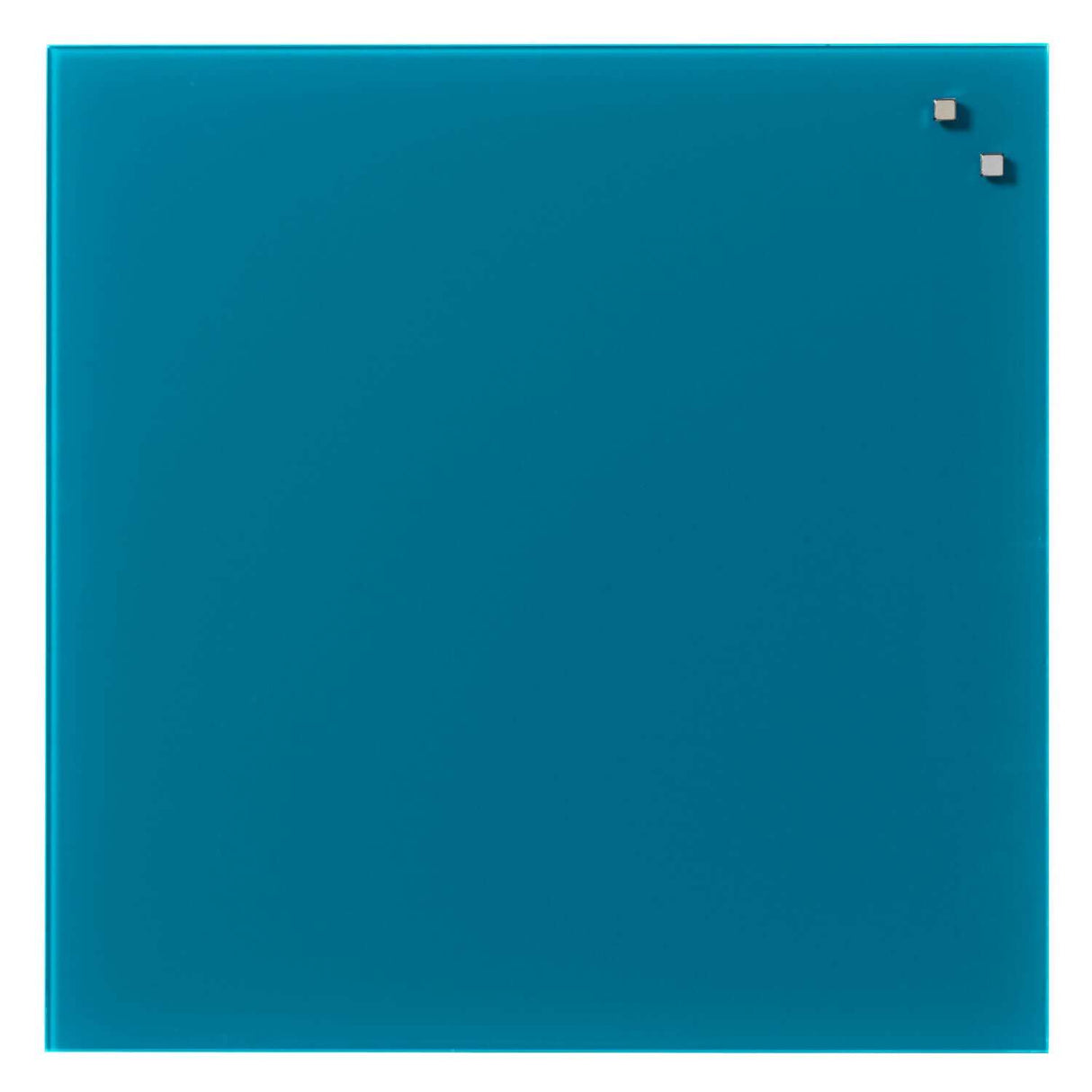 Aqua grøn glastavle 45 x 45 | 45 x 45 cm. Aqua grøn Magnetisk Glastavle  | Officely