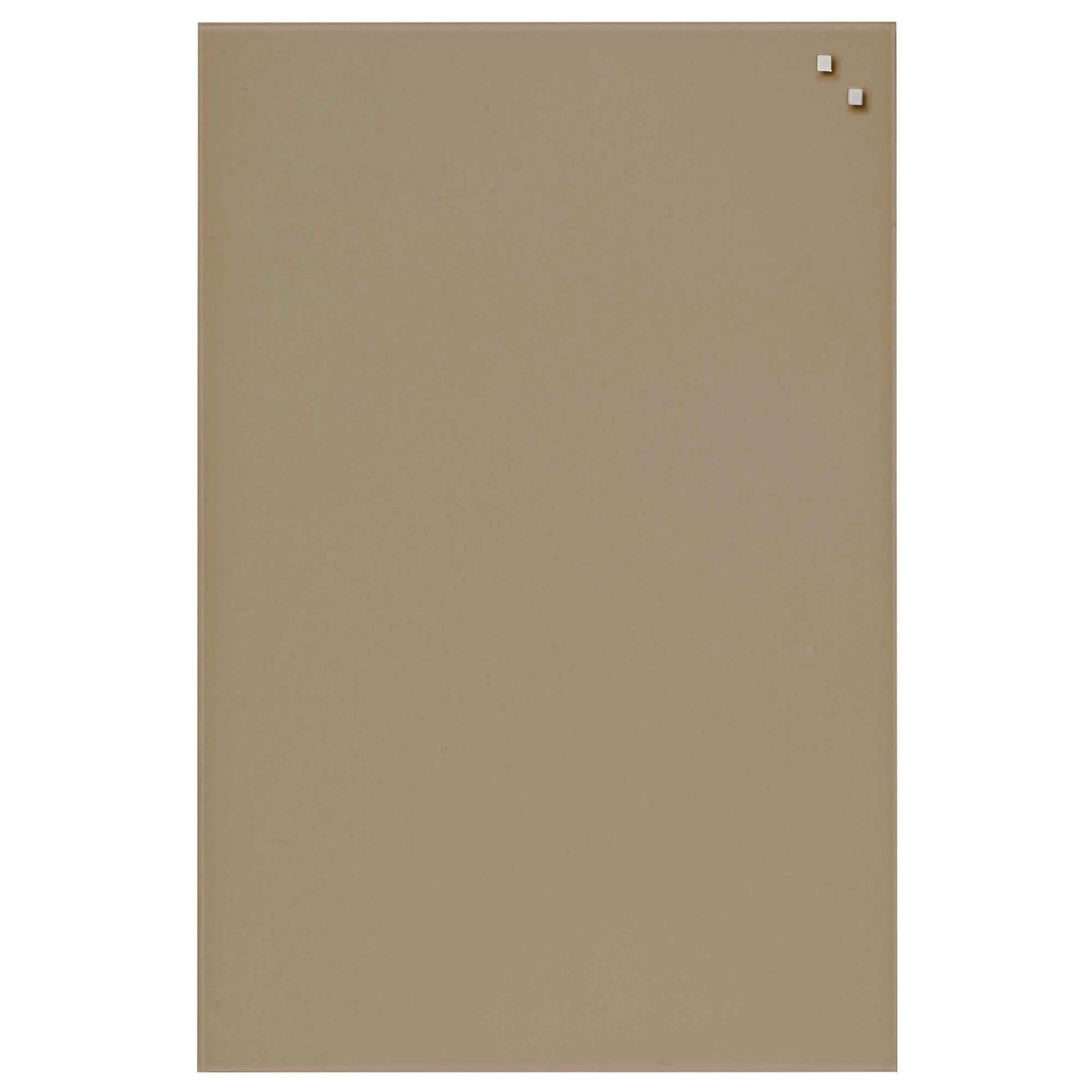 Beige glastavle 45 x 45 | 40 x 60 cm. Beige Magnetisk glastavle  | Officely