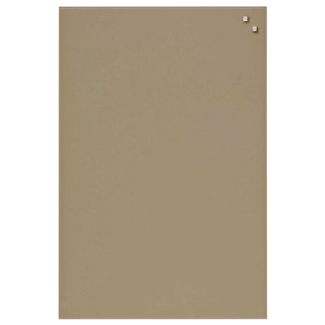 Beige glastavle 45 x 45 | 40 x 60 cm. Beige Magnetisk glastavle  | Officely