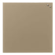 45 x 45 glastavle beige | 45 x 45 cm. Beige Magnetisk Glastavle  | Officely