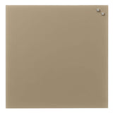 45 x 45 glastavle beige | 45 x 45 cm. Beige Magnetisk Glastavle  | Officely