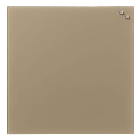 45 x 45 glastavle beige | 45 x 45 cm. Beige Magnetisk Glastavle  | Officely